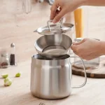 Olla Freidora Acero Inoxidable 2L