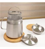 Olla Freidora Acero Inoxidable 2L